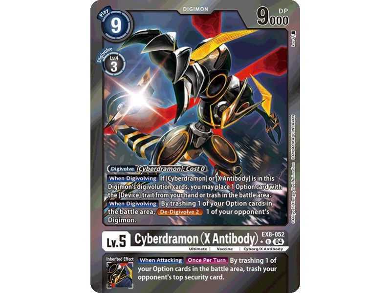 Cyberdramon (X Antibody) (Limited Foil Art) – EX08 Chain of Liberation | Carta DIGIMON en México