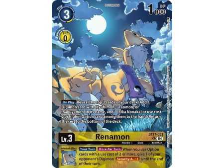 Renamon (Box Topper) – EX08 Chain of Liberation | Carta DIGIMON en México