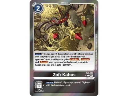 Zofr Kabus (Limited Foil) – EX08 Chain of Liberation | Carta DIGIMON en México