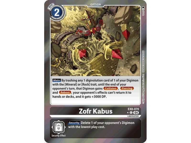 Zofr Kabus (Limited Foil) – EX08 Chain of Liberation | Carta DIGIMON en México