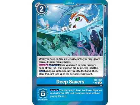 Deep Savers (Limited Foil) – EX08 Chain of Liberation | Carta DIGIMON en México