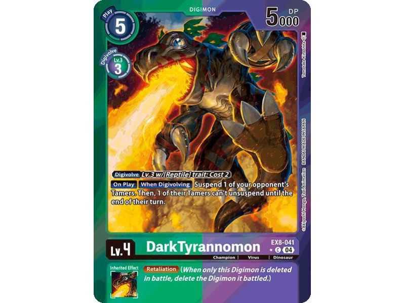 DarkTyrannomon (Limited Foil) – EX08 Chain of Liberation | Carta DIGIMON en México