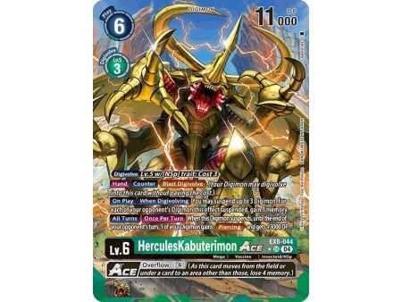 HerculesKabuterimon ACE (Alternate Art) – EX08 Chain of Liberation | Carta DIGIMON en México