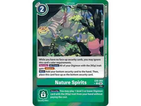 Nature Spirits (Limited Foil) – EX08 Chain of Liberation | Carta DIGIMON en México