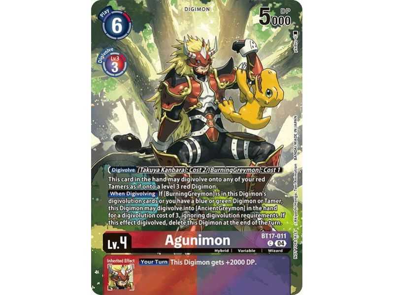 Agunimon (Box Topper) – EX08 Chain of Liberation | Carta DIGIMON en México