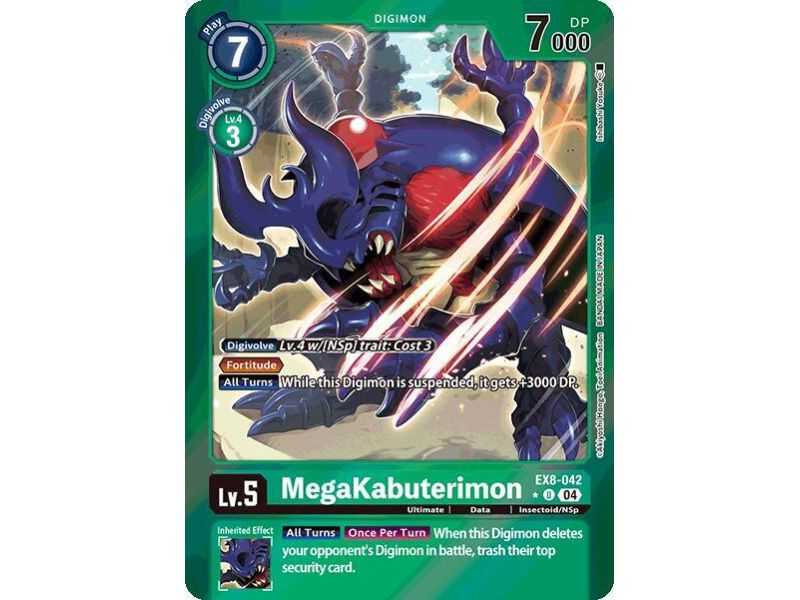 MegaKabuterimon (Limited Foil) – EX08 Chain of Liberation | Carta DIGIMON en México