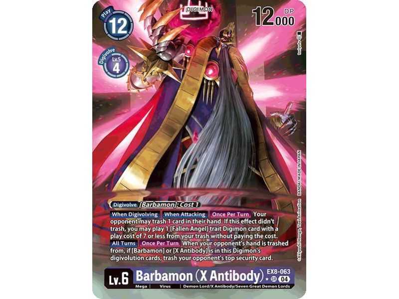 Barbamon (X Antibody) (Alternate Art) – EX08 Chain of Liberation | Carta DIGIMON en México