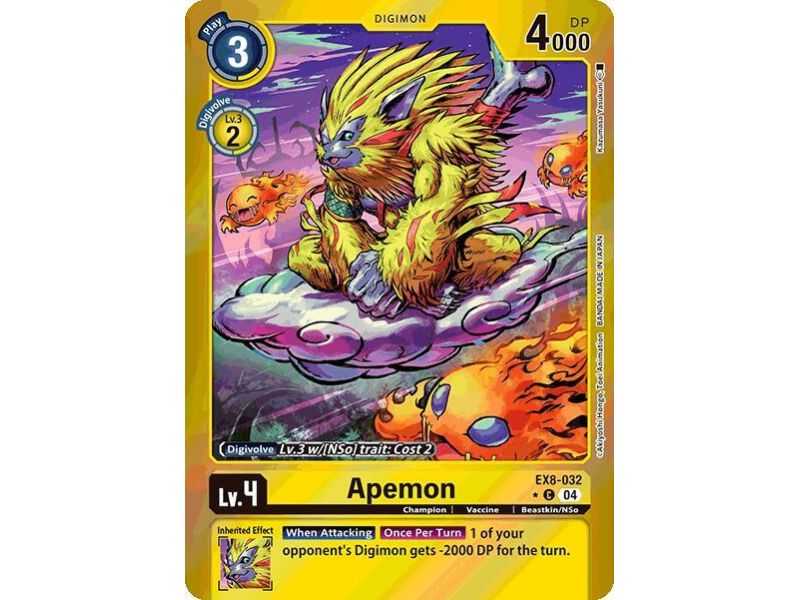 Apemon (Limited Foil) – EX08 Chain of Liberation | Carta DIGIMON en México