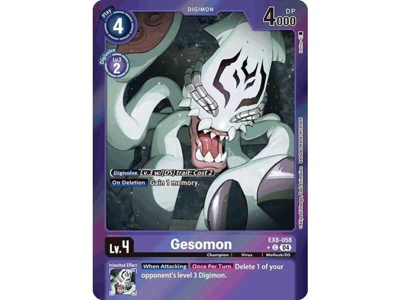 Gesomon (Limited Foil) – EX08 Chain of Liberation | Carta DIGIMON en México