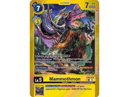 Mammothmon (Limited Foil) – EX08 Chain of Liberation | Carta DIGIMON en México
