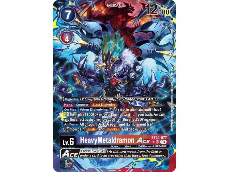 HeavyMetaldramon ACE (Alternate Art) – BT19-20 Special Booster 2.5 | Carta DIGIMON en México