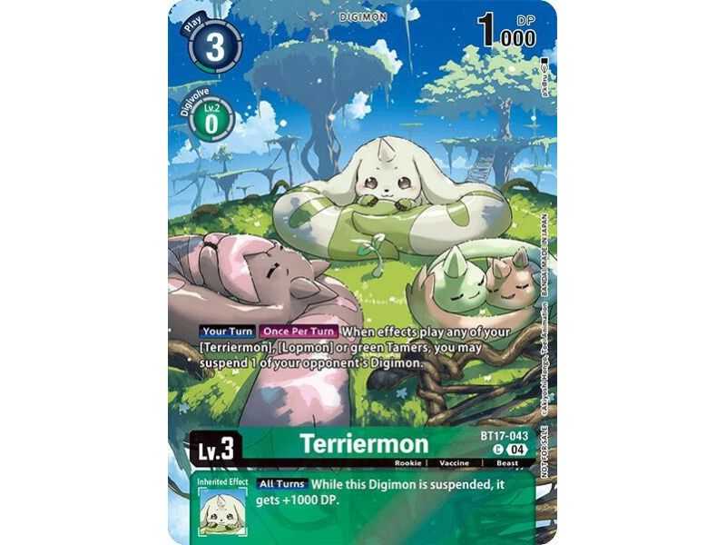 Terriermon (Box Topper) – EX08 Chain of Liberation | Carta DIGIMON en México