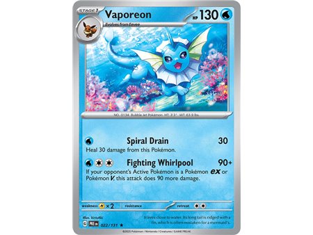 Vaporeon (Rare Holofoil)