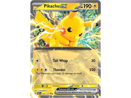 Pikachu ex (Double Rare)