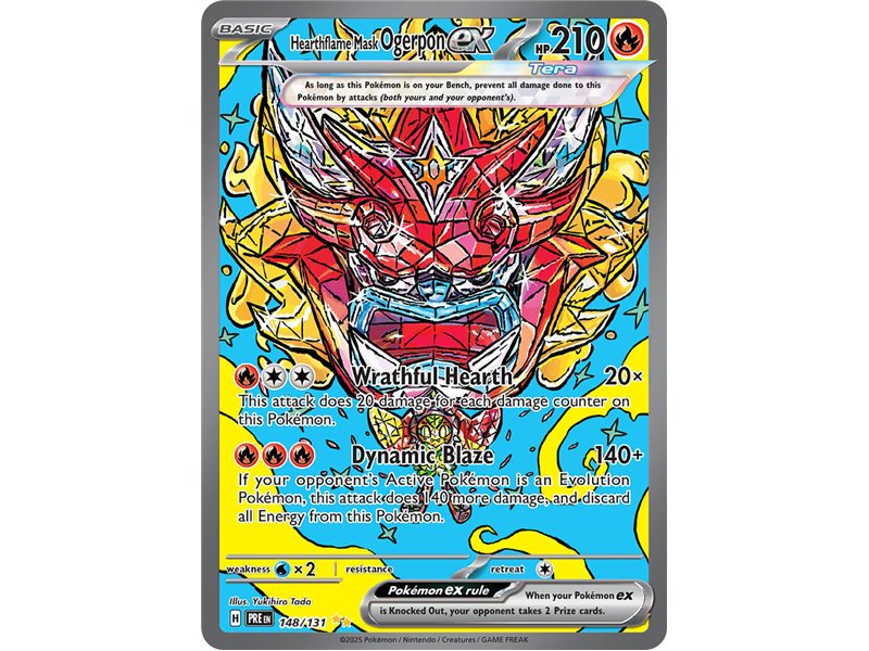 Hearthflame Mask Ogerpon ex (Special Illustration Rare)