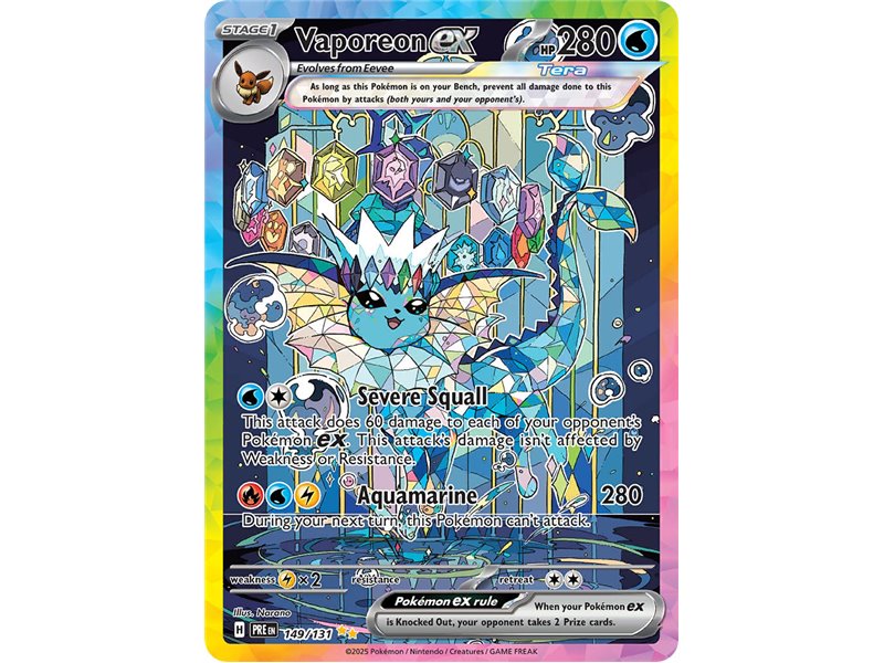Vaporeon ex (Special Illustration Rare)