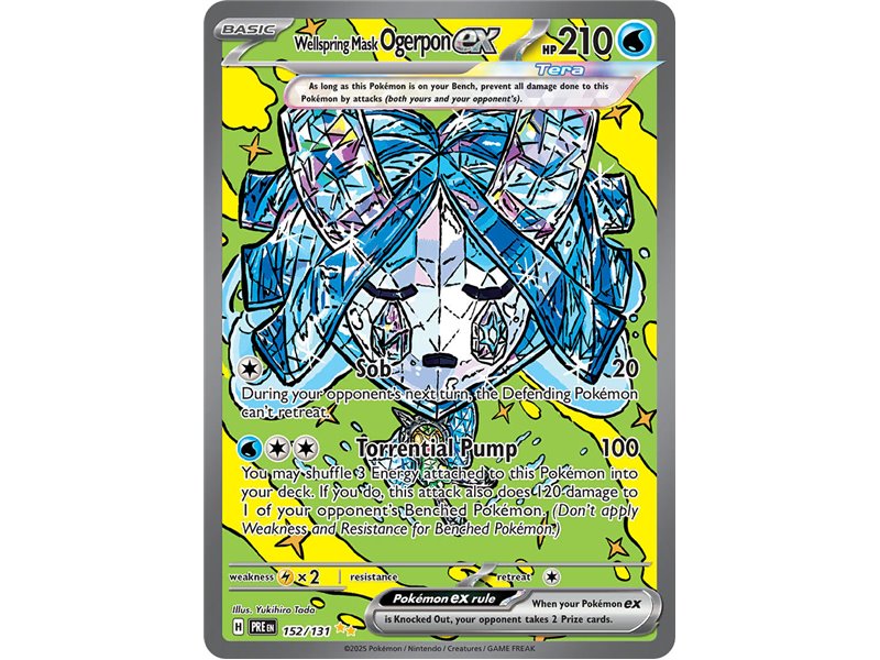 Wellspring Mask Ogerpon ex (Special Illustration Rare)