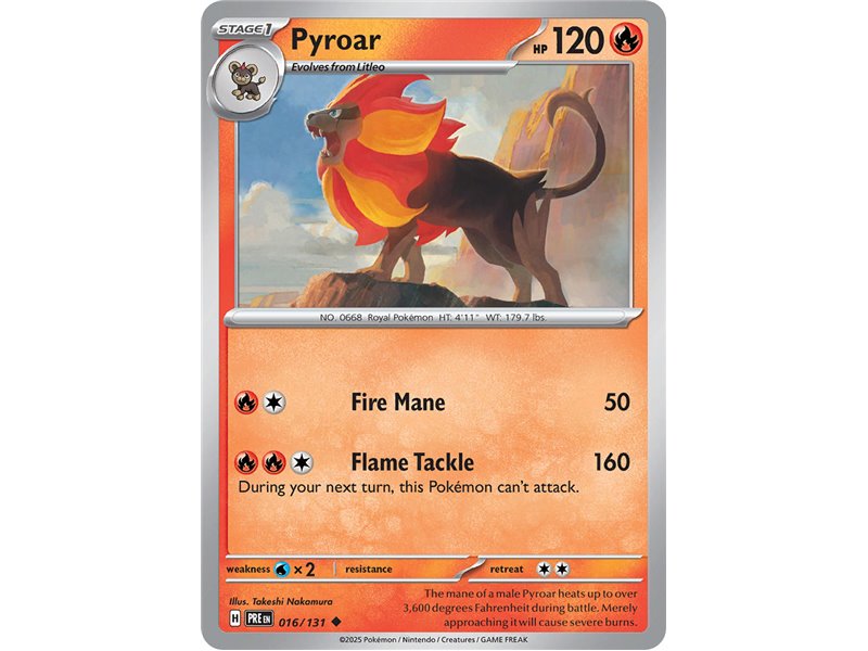 Pyroar (Uncommon/Reverse Holofoil)