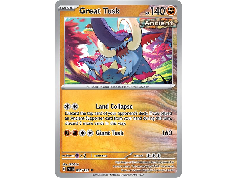 Great Tusk (Uncommon/Reverse Holofoil)
