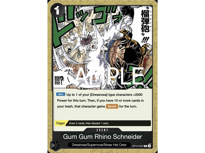 Gum-Gum Rhino Schneider (Common)