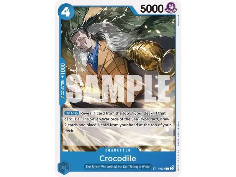 Crocodile (Common) – ONE PIECE DECKS | Carta ONE PIECE en México