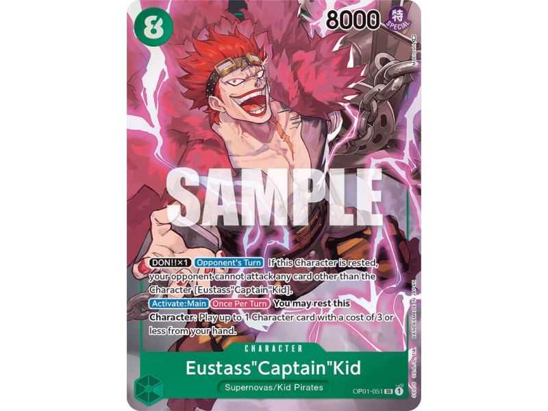 Eustass"Captain"Kid (Parallel) – OP1 Romance Dawn | Carta ONE PIECE en México