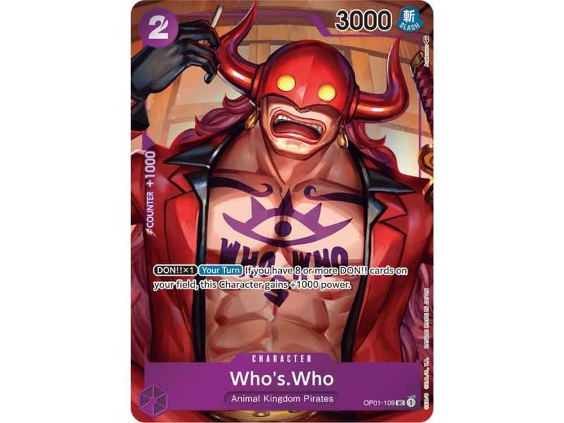 Who's.Who (Box Topper) – OP1 Romance Dawn | Carta ONE PIECE en México