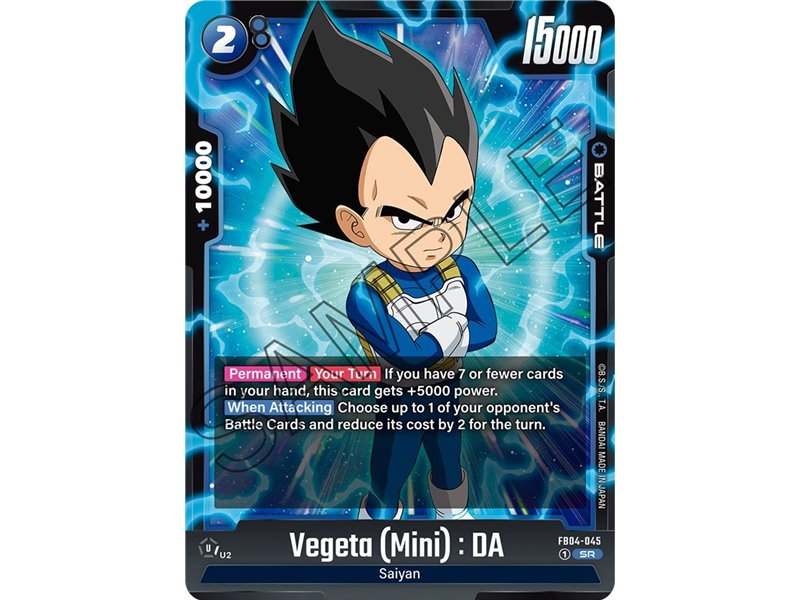 Vegeta (Mini) : DA (Super Rare)