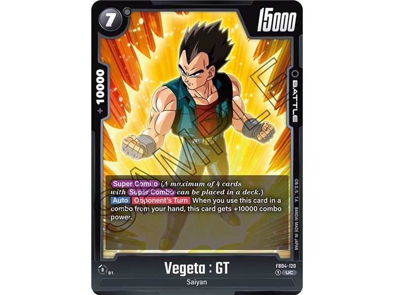 Vegeta : GT (Uncommon)