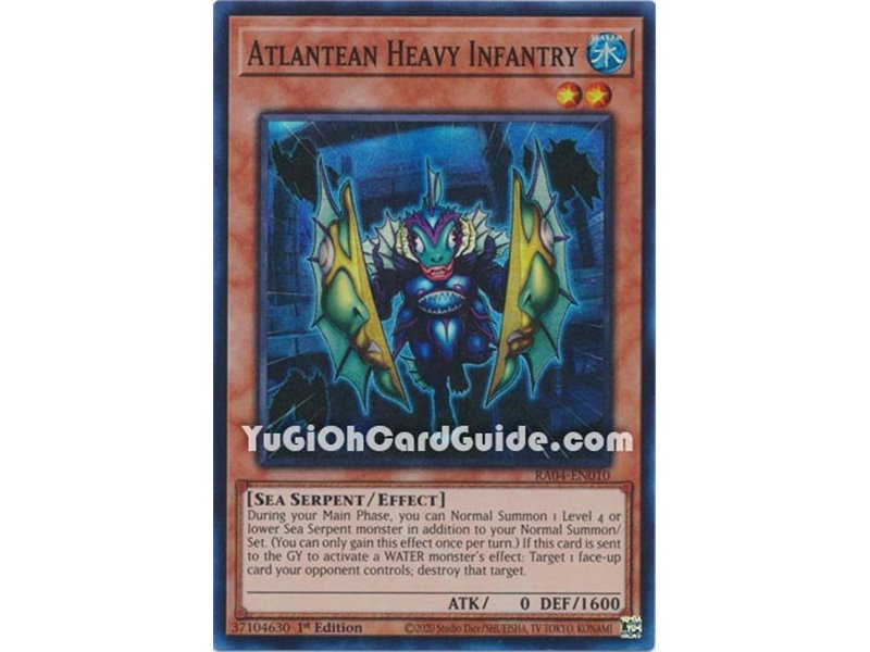 Atlantean Heavy Infantry (Platinum Secret Rare)
