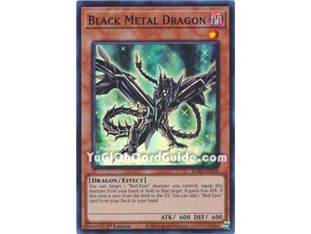 Black Metal Dragon (Quarter Century Secret Rare)