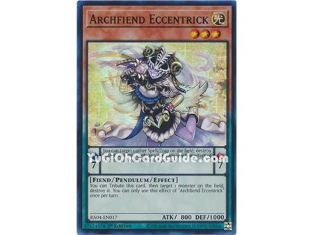 Archfiend Eccentrick (Quarter Century Secret Rare)