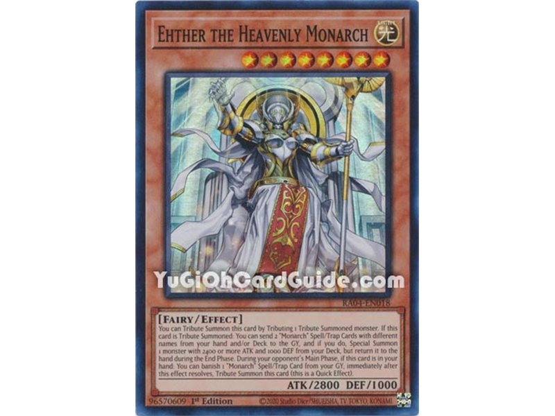Ehther the Heavenly Monarch (Ultimate Rare)