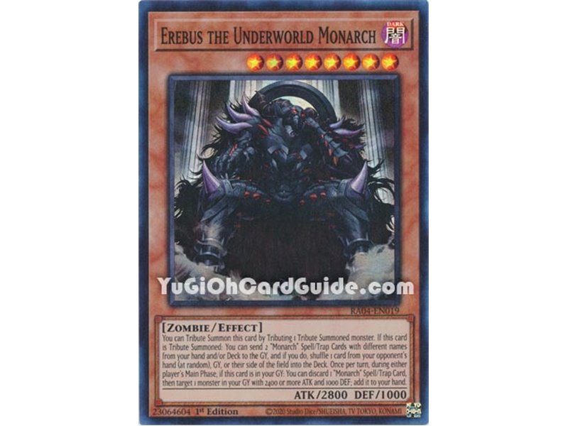 Erebus the Underworld Monarch (Super Rare)