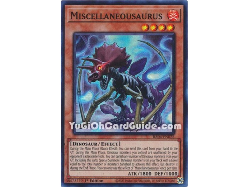 Miscellaneousaurus (Super Rare)