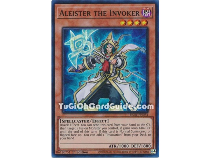 Aleister the Invoker (Alterante Artwork) (Secret Rare) 