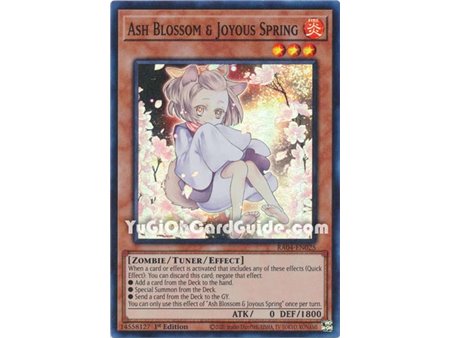 Ash Blossom & Joyous Spring (Alterante Artwork) (Quarter Century Secret Rare)