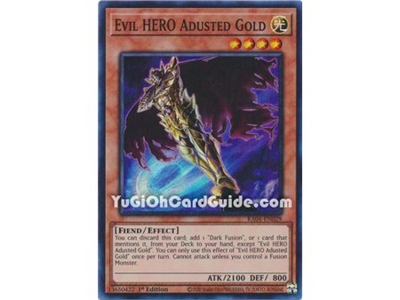 Evil HERO Adusted Gold (Secret Rare) 
