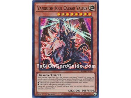 Vanquish Soul Caesar Valius (Secret Rare) 
