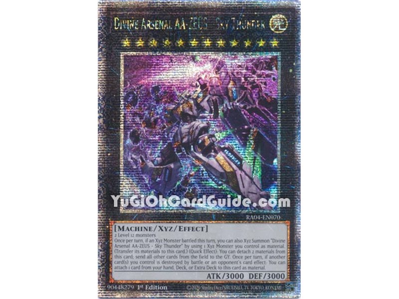 Divine Arsenal AA-ZEUS - Sky Thunder (New Artwork) (Quarter Century Secret Rare)