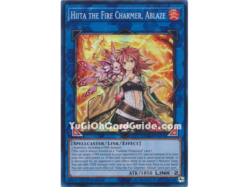 Hiita the Fire Charmer, Ablaze (Ultra Rare)