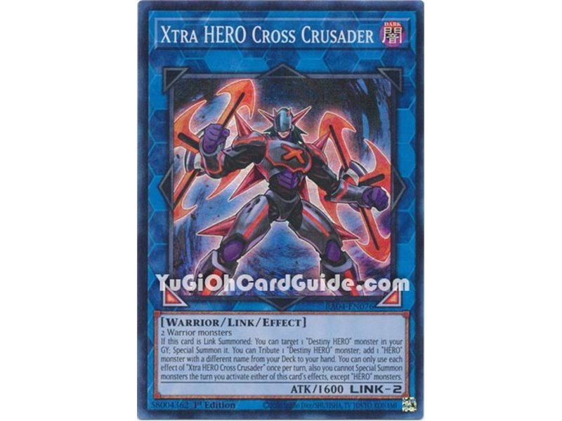 Xtra HERO Cross Crusader (Platinum Secret Rare)