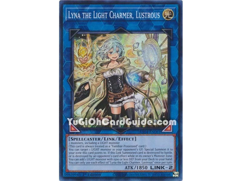 Lyna the Light Charmer, Lustrous (Super Rare)