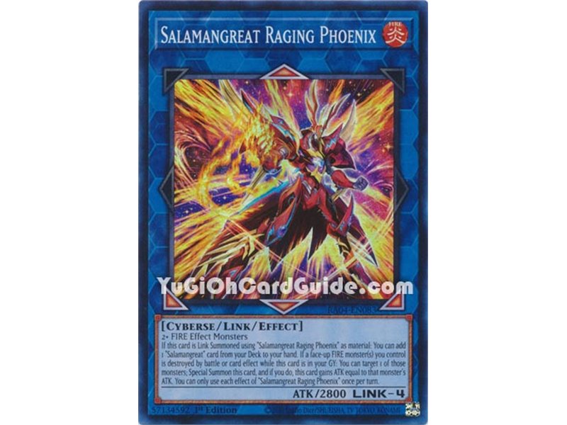 Salamangreat Raging Phoenix (Super Rare)