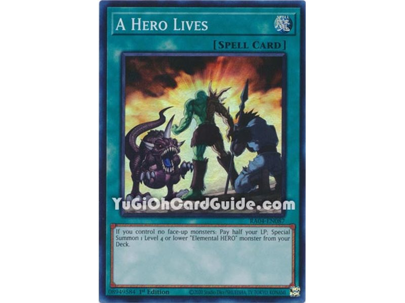 A Hero Lives (Platinum Secret Rare)
