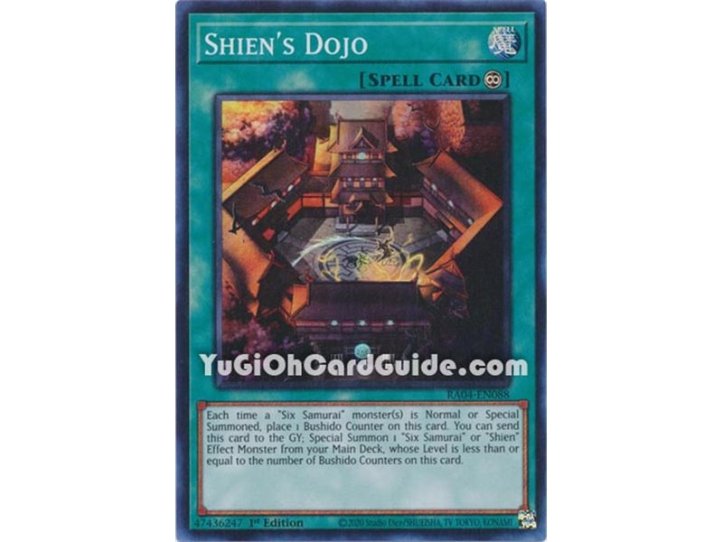 Shien's Dojo (Platinum Secret Rare)