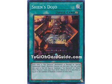 Shien's Dojo (Quarter Century Secret Rare)