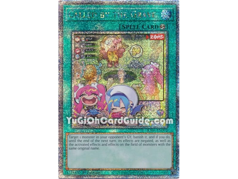 Called by the Grave (New Artwork) (Quarter Century Secret Rare)