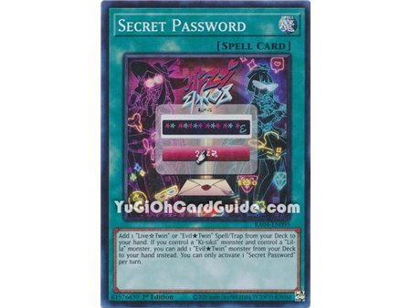 Secret Password (Super Rare)