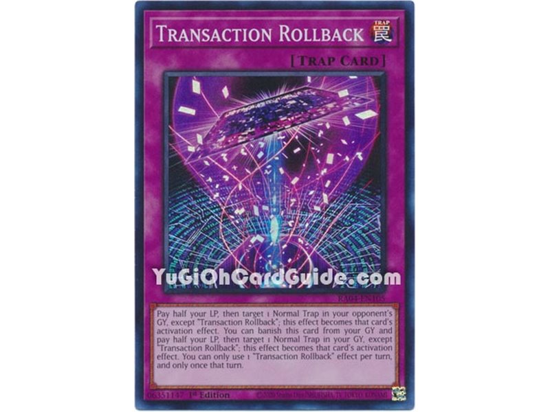 Transaction Rollback (Ultimate Rare)